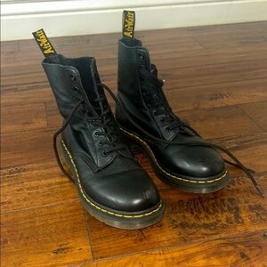 Dr. Martens Black Leather Boots